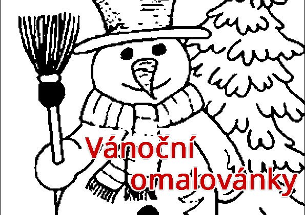 Vánoční omalovánky